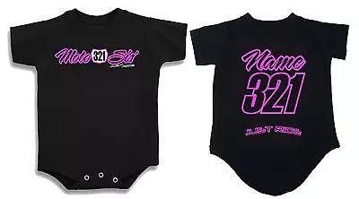 Moto Sis' Baby T Shirt Creeper Infant One Piece Motocross Mx Just Ride Sister • $19.99