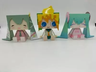 VOCALOID Figure Reversible Graphig ABS School Bag Kuji Hatsune Miku Len Lot 3 • $63.24