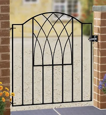 Anavio Modern Metal Garden Gate Fits 875mm Or 950mm GAPs X 942mm High Quality • £109.20