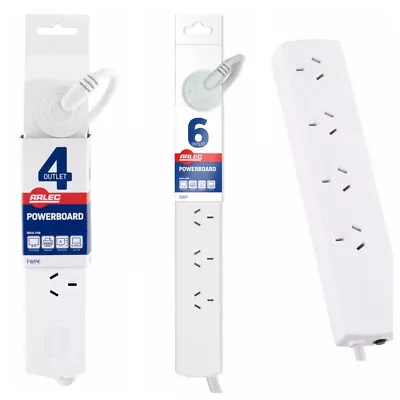 4 /6 Way Outlet Power Board Power Board Sockets Power Point Extension Lead Board • $5.20