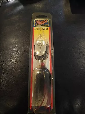 Mepps  Musky Killer - 3/4 Oz. - Silver/Black • $18.95