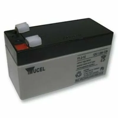 12v 12 Volt 1.2Ah 1300mAh Sealed Rechargeable Lead Acid Battery Burglar Alarm • £14.95