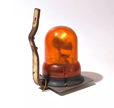 Vintage Tractor Lamp Orange Dipper Dredger Lamp Machine Operator Back Lamp • $160.83