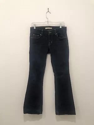 J Brand Lovestory Wide Leg Flare Dark Wash Denim Jeans Women's 27 • $28.99