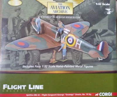 £140 • Buy CORGI  US33906  SPITFIRE  Mk 1A The Aviation Archive     1/32 SCALE