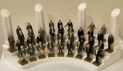 Marx Presidents Vintage 1960's Mini Figure Complete Set Of 36 + Original Stand • $129.99