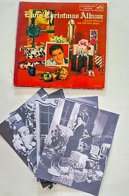 1957 Elvis Presley Elvis Christmas Album With Color Photos LP LOC-1035 Rare  • $125