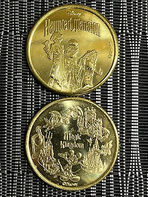 Walt Disney World Haunted Mansion 2024 Collection Gold/bronze Medallion Coin • $14.95