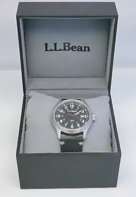 Mens Ladies LL Bean Swiss Made Field Watch W/ Box & Manual ~ Free Shipping • $99.99