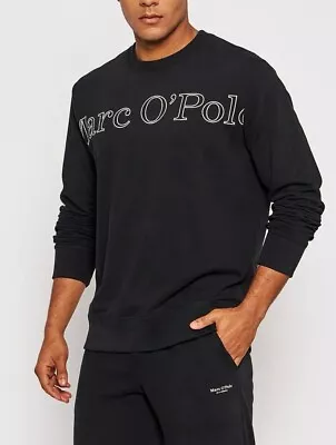 Marc O'Polo Men's Pullover Size XL Sweatshirt Sweater Black Marcopolo Mop • £59.98