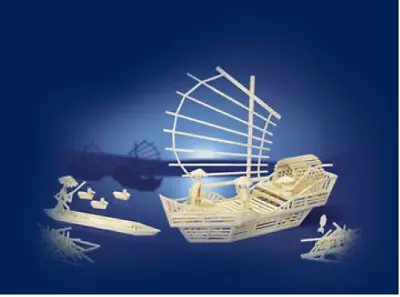 £23.68 • Buy  Matchitecture 6643 - Chinese Junk Matchstick Wooden Model Kit - T48 Post