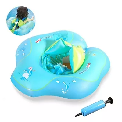 Inflatable Baby Kids Float Swimming Ring Seat Swim Trainer Toys Pool Aid Toddler • £15.98