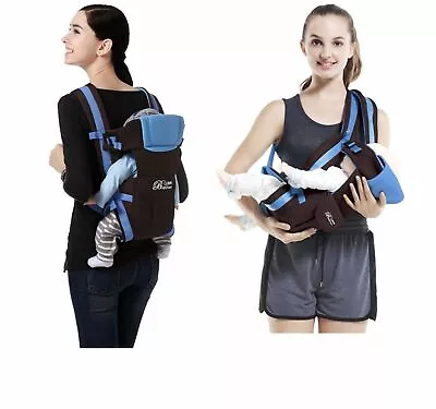 Ergonomic Adjustable Infant Baby Carrier Wrap Sling Newborn Backpack Breathable • £18.69