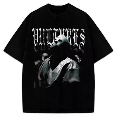 Vultures T-Shirt Jason Mask  Custom Fan Rap Concert Vintage Style Design Tee • $21.95