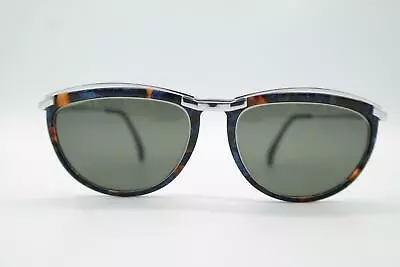£109.25 • Buy Vintage Silhouette 1309/10 Silver Multicoloured Oval Sunglasses NOS