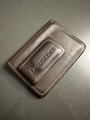 Duluth Pack Brown Leather Front Pocket Bi-fold Wallet With Magnet Money Clip • $25