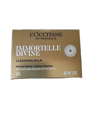 Loccitane Immortelle Divine Cleansing Balm 60g New • £20