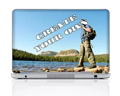 Laptop Skin Sticker Decal W. Customized Image For Macbook Dell Asus Acer HP More • $13.95