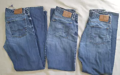 American Eagle Jeans Original Blue Men 32x32 Denim Lot Of 3 Read !!!! • $50.14