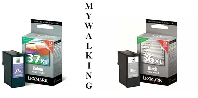 Genuine Lexmark 36xl Black 37xl Colour Ink X3650 X4650 X5650 X6650 X6675 Z2420  • £39.99