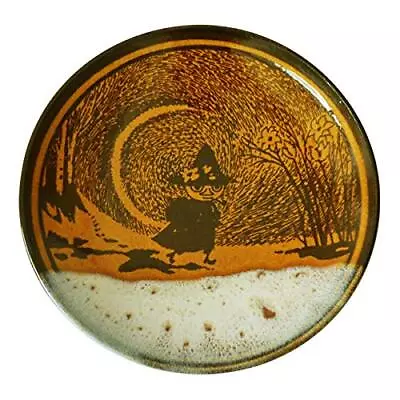 MOOMIN X Amabro Snufkin Brown Plate Mashiko Pottery GLAZE Made In Japan NEW • $43.90