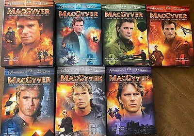 PRE-OWNED VERY GOOD MacGyver TV Series Seasons 1-7 Original Complete Series DVD • $49.99