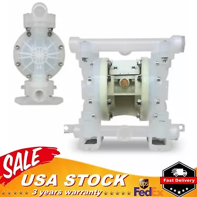 Air-Operated Double Diaphragm Pump 1 Inch Inlet Outlet For Industrial Use • $128.25