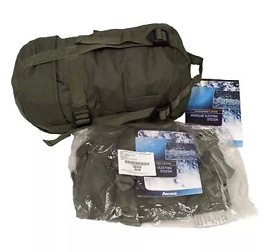 British Army Modular LightWeight Sleeping Bag With Compression Sack ~ New Medium • $62.16