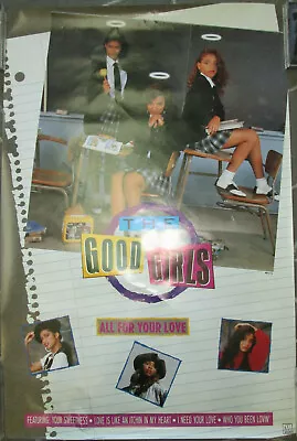 GOOD GIRLS All For Your Love Orig Motown Promotional Poster 1989 24x36 EX • $9.99