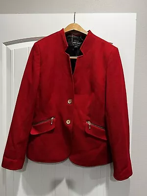Mary Kay Cosmetics Red Blazer Jacket Womens Medium • $11.99