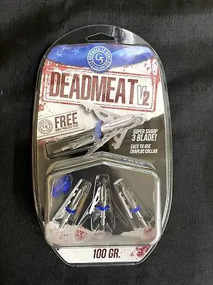 G5 Deadmeat V2 100 Grain 3 Blade Expandable 3 Pack BRAND NEW • $59.95