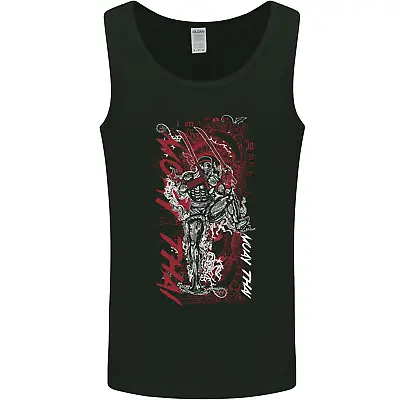 Muay Thai Fighter Warrior MMA Martial Arts Mens Vest Tank Top • £10.49