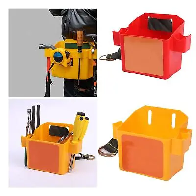 Waist Tools Box With Waist Belt Storage Box For Men Electrician Carpenter • £11