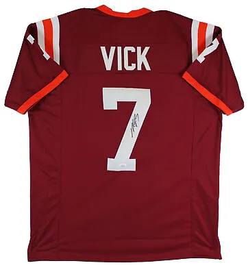 Virginia Tech Michael Vick Authentic Signed Maroon Pro Style Jersey JSA Witness • $114.99