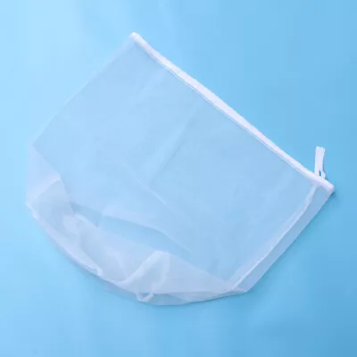  Strainer Bag Fine Mesh Reusable Nylon Filtering Bag For Nut Soybean Milk Wine • £8.39