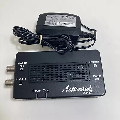 Actiontec ECB6200 MoCA 2.0 Ethernet To Coax Adapter With Power Adapter • $25