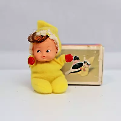 Vintage Fun World Little Miss Matchpack Mini Yellow Doll Made In Hong Kong • $14.99