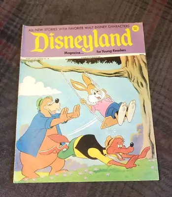 Disneyland Magazine # 78 Mad Hatter-Alice In Wonderland 1973 Brer Rabbit-Dumbo • $3.75