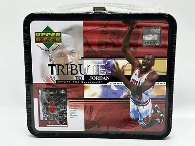 Sealed 1998-99 Upper Deck Tribute Michael Jordan Basketball Lunch Box Card Set • $80