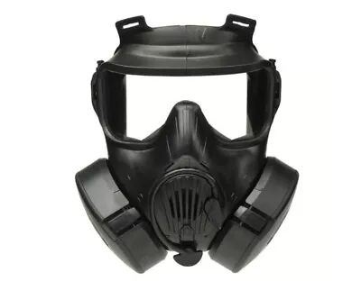 M50 Military Issue Gask Mask With Carrying Bag And Attached Cannisters • $232.50