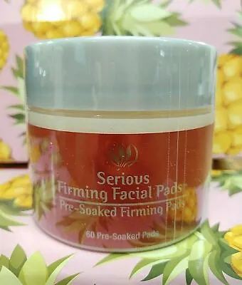 Serious Skin Care FIRMING FACIAL PADS Glycolic Exfoliates Anti-Aging 60ct SEALED • $14.24