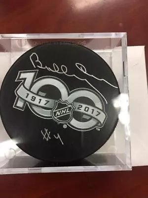 Bobby Orr Signed 100 Year Puck With Great North Road Certification • $200