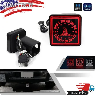Don't Tread On Me - LED Hitch Cover Trailer Brake Light Fit 2  Towing & Hauling • $24.99