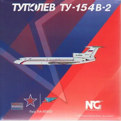 NGM54008 1:400 NG Model Russian Air Force Tu-154B-2 Reg #RA-85555 • $58.89