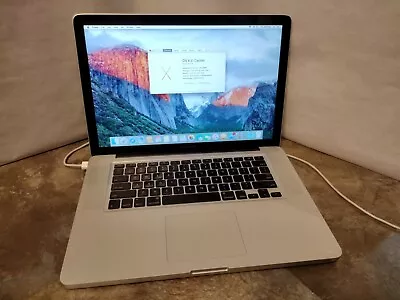 Apple MacBook Pro 15  A1286 2008 Intel Core 2 Duo 4GB 500GB MacOS 10.11 • $94.99