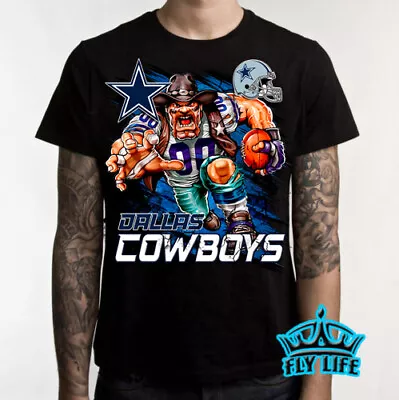 Cowboys T-shirt Dallas FOOTBALL Tee Texas Shirt C41 • $16.99