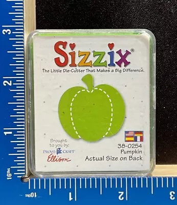 Sizzix Original Small Green Die Pumpkin #38-0254. By Provo Craft Ellison • $4.99