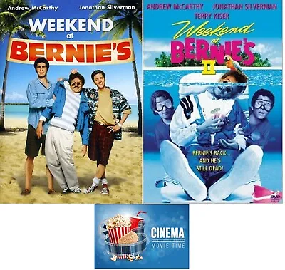 $29.99 • Buy Weekend At Bernies 1 One & 2 Two 2 DVD Set Includes Bonus Movie Art Card