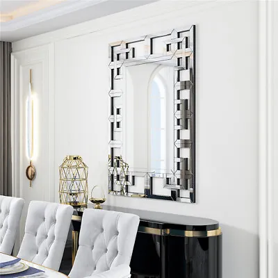 Art Decorative Wall Mirrors Large Rectangle Venetian Accent Mirror F/ Hotel Home • $159.90