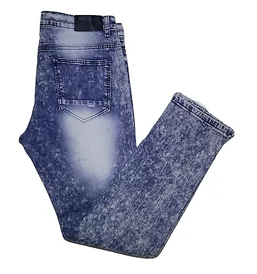 True Luck Straight Jeans Acid Wash 36x 34 • $18